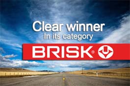 Brisk-clear winner in its category